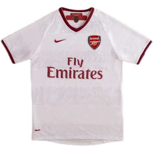 Dresovi Arsenal 2007-08 Gostujući Retro - Kratki Rukavima Dresovi Arsenal 2007-08 Gostujući Retro - Kratki Rukavima